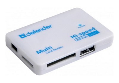   Defender COMBO TINY + USB  3  SDHC/MicroSDHC/MSPro/M2 USB2.0 83502