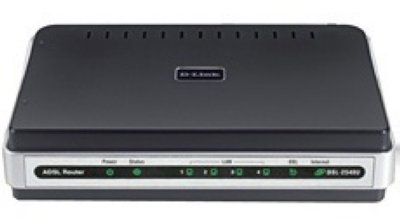  D-Link DSL-2540U/BB/T1A Annex B Ethernet ADSL/ADSL2/2+ Router ADSL: 1 RJ-11 port, LAN: