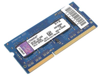   Kingston DDR3 4Gb, PC10600, SO-DIMM, 1333MHz (KVR13S9S8/4) CL9 [Retail]
