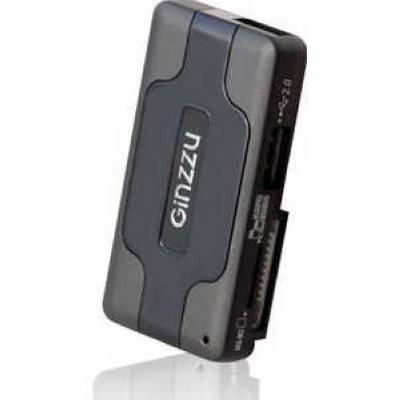   Card Reader  GiNZZU, (GR-422B) Black