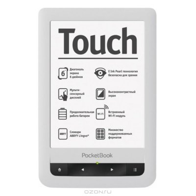  A6" PocketBook 622 Touch White